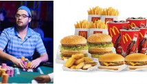 პოკერის მოთამაშე $1.000 დოლარის ღირებულების McDonalds-ის ბურგერების ჭამას აპირებს