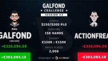 Galfond Challenge 3: ფილ გალფონდი €300.000-ით დაწინაურდა